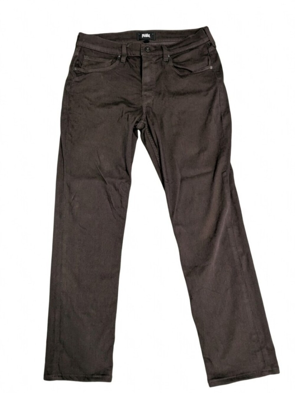 PAIGE Lennox Slim Fit Pants Mens 31 Brown Gray Transcend Stretch Casual Chino